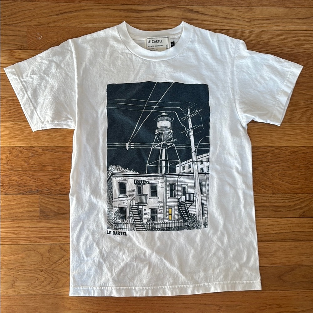 La Cartel White Graphic Men's S T Shirt